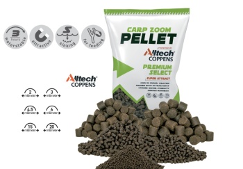 PELETE CARP ZOOM PREMIUM SELECT PELLET 4.5mm 800gr