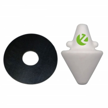 PLUMB SOMN ZECK 150GR DISK TEASER WHITE
