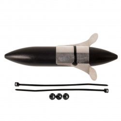 PLUTA ZECK PROPELLER U-FLOAT SOLID BLACK 30GR