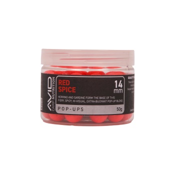 POP-UP AVID CARP RED SPICE 14MM RED