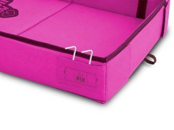 SALTEA DE PRIMIRE CU LATERALE DELPHIN DUOMAT QUEEN WOW 90X40X10 CM - Img 4