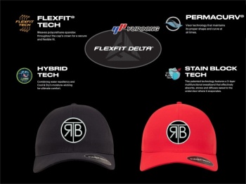 SAPCA RTB FLEXFIT DELTA 180 CAP RED L-XL - Img 2