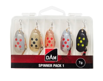 SET 5 LINGURITE ROTATIVE SPINNER PACK INC. BOX 5 PCS 7G