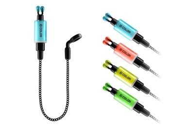 SET HANGERI CU LANT DELPHIN COLOR / 2 BUC VERDE + GALBEN