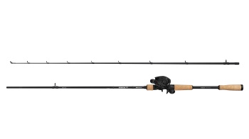 SET Lanseta Abu Garcia Max Pike Casting 702H 2.13m 20-90g 2TR + Multiplicator Abu Garcia Max5 300 - Img 2