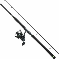 SET LANSETA DAM SILURE VERTICAL 1.8M 100-250G 2BUC + MULINETA PENN WRATH II 5000
