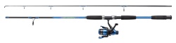 SET LANSETA SHAKESPEARE FIREBIRD SPIN 8FT/2.40M 10-40G 2SEC + MULINETA 3000 180/0.25