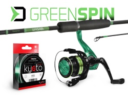 SET LANSETA WASABI SPIN NXT, 2.40M, 10-30G, 2BUC + MULINETA ELIXIR 3000 + FIR KYOTO VERDE 0.234MM/200M