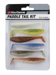 SET SHAD ABU GARCIA PADDLETAIL KIT 8CM 6PCS
