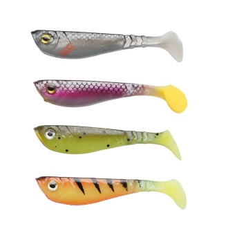 SET SHADURI BERKLEY PULSE SHAD BOX 8CM INCL JIGHEADS 16 / 4PS - Img 5