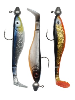 SHAD ABU GARCIA MCPREY 10GR RIGGED 3-PACK CLEAR WATERS