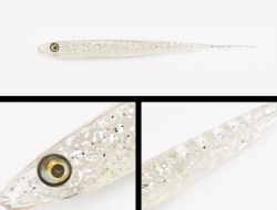 SHAD ADUSTA LANCETIC 2.5 6CM 013 CLEAR SILVER GLITTER S 12BUC/PLIC