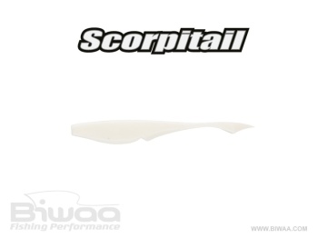SHAD BIWAA SCORPITAIL 4 10CM 08 PEARL WHITE 8BUC/PLIC