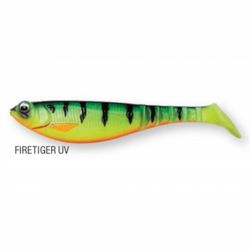 SHAD DAM EFFZETT SHADSTER POWER TAIL 6CM 2.4GR FIRETIGER UV - Img 2