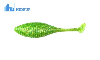 SHAD HIDE UP STAGGER WIDE 4 10.2CM 111 CHART GREEN GOLD FLAKE 4BUC/PLIC