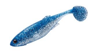 SHAD MAJOR CRAFT STABI SHAD FAT 4 10.2cm #002 Blue Silver