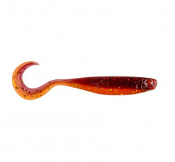 SHAD MEZASHI CURLY TAIL MINNOW 9CM RED GOLD 6BUC/PL