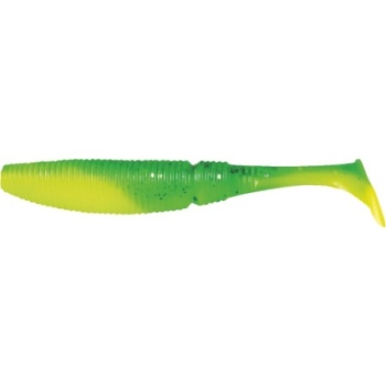 SHAD POWER GRUB KONGER 7.5CM GREEN HOT LEMON 015 15BUC/PAC