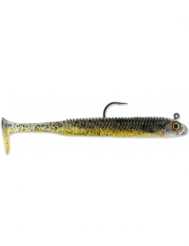 SHAD STORM 360GT SEARCHBAIT MINNOW WEEDLESS JIG 14CM 34G GOLD BLACK BACK