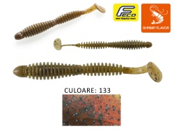 SHAD TIEMCO LOCOISM FLEXY SHAD 3.5 8.9CM CULOARE 133 GP/BK&BLF 7BUC/PLIC