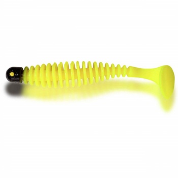 SHAD WORM BLACK CAT 25G 17CM YELLOW ZOMBIE