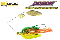 SPINNERBAIT BIWAA DOGON 3/4OZ 21GR 02 FIRE TIGER-GOLD BLADES