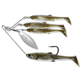 SPINNERBAIT LIVE TARGET BAITBALL RIG LARGE/14G 852 GREEN PUMPKIN/SILVER