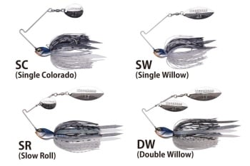 SPINNERBAIT MEGABASS SV-3 SPINNERBAIT SR 14gr COTTON CANDY - Img 3