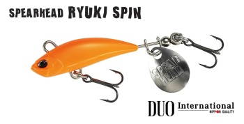 SPINNERTAIL DUO SPEARHEAD RYUKI SPIN 5G 3CM 5GR CCC4081 MAT ORANGE BACK GOLDY - Img 2