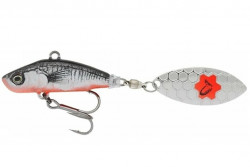 SPINNERTAIL SAVAGE GEAR 3D STICKLEBAIT TAILSPIN 8CM / 18G BLACK RED