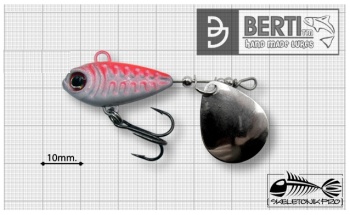 SPINNERTALE BERTI SKELETONIK PRO COLORADO NICKEL 16G RED BACK