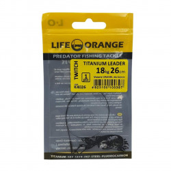 STRUNA TITAN TWITCH ORANGE 0.3MM 9KG 22CM 1BUC