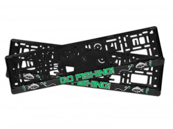 SUPORT NUMAR AUTO 3D DELPHIN GO FISHING / 2buc
