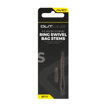 TIJA PLUMB BAG CU VARTEJ AVID CARP OUTLINE FLECKTONE SHORT 6CM BAG STEM 5BUC