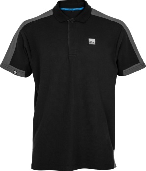 TRICOU PRESTON CORE COLLECTION POLO NEGRU XXXL