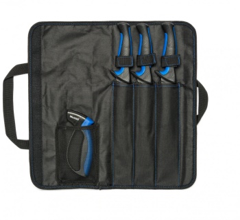 TRUSA PENTRU FILETAT MUSTAD 3CUTITE+ASCUTITOR+PLANSA BLUE