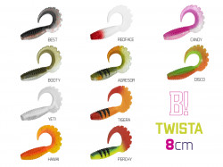 TWISTER DELPHIN TWISTA UVS / 5BUC 8CM / DISCO