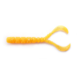 VIERME MUSTAD AJI MICRO CHIKI 4.3CM ORANGE GLOW GLITTER 12BUC / PL