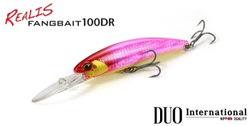 VOBLER DUO REALIS FANGBAIT 100DR 10CM 17.5GR AQA3613 JULIANA PINK - Img 2
