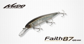 VOBLER EVERGREEN FAITH 87 8.7cm 8.5gr #59 SKELETON CHART - Img 2
