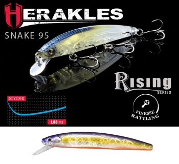 VOBLER HERAKLES HERAKLES SNAKE 95SP 9.5cm 9gr Purple Bait OB