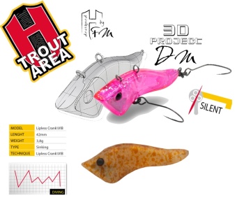 VOBLER HERAKLES HYBRID S 4.2cm 3.8gr Ghost Pellet Glow