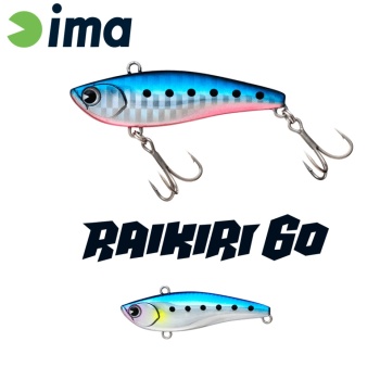 VOBLER IMA RAIKIRI VIBRATION 60 60MM 11GR 012 PLATED SARDINES