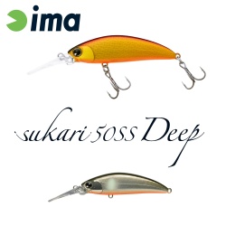 VOBLER IMA SUKARI 50SS DEEP 50MM 5GR 111 ORANGE BELLY AYU