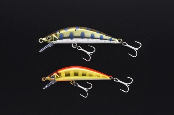 VOBLER JACKALL TRICOROLL 47HW 4.7CM / 3.2G ECCHU YUKISHIRO BLUE BACK - Img 4