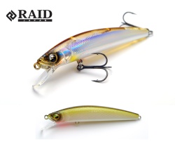 VOBLER RAID LEVEL MINNOW QUIK72 72MM 5.2GR 003 PEARL SHAD