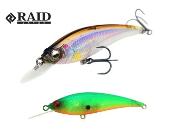 VOBLER RAID LEVEL SHAD SPRINTER 68SR 68mm 5.6gr 017 Sukeru Lime Chart