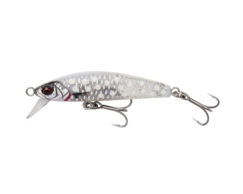 VOBLER SAVAGE GEAR GRAVITY MINNOW 5CM 8G CRISTAL WHITE GLOW - Img 2