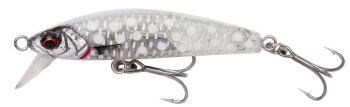 VOBLER SAVAGE GEAR GRAVITY MINNOW 5CM 8G CRISTAL WHITE GLOW
