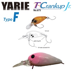 VOBLER YARIE JESPA 675 T-CRANKUP JR TYPE F 2.8MM 1.8GR CULOARE C30 MATSUPIN